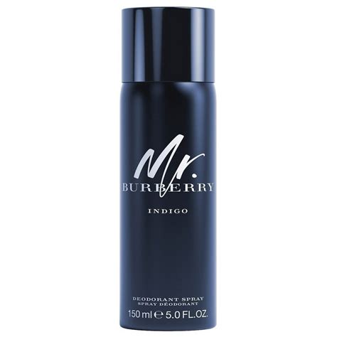 mr Burberry indigo spray deodorant